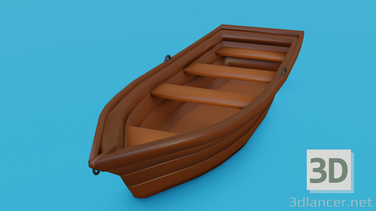 Modelo 3D: Barco 3D modelo Compro - render