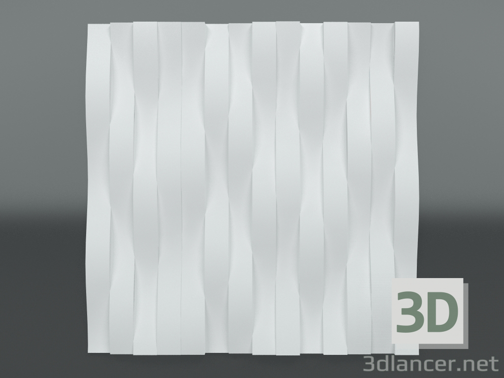 modèle 3D Panneau de gypse 3d L-520 - preview
