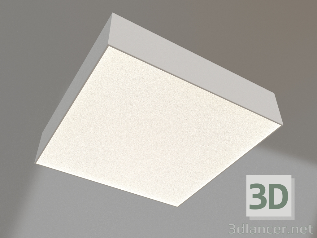 3D Modell Lampe IM-QUADRO-EMERGENCY-3H-S250x250-28W Day4000 (WH, 120 Grad, 230V) - Vorschau