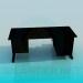 3d model A writing desk - preview