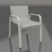 modèle 3D Fauteuil club de salle à manger (Gris ciment) - preview