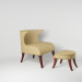3d Chair with atomankoj model buy - render