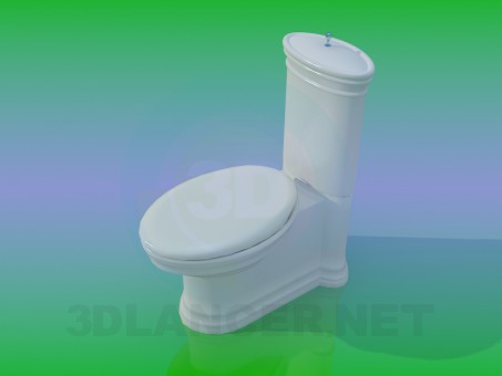 3d model WC and bidet - preview