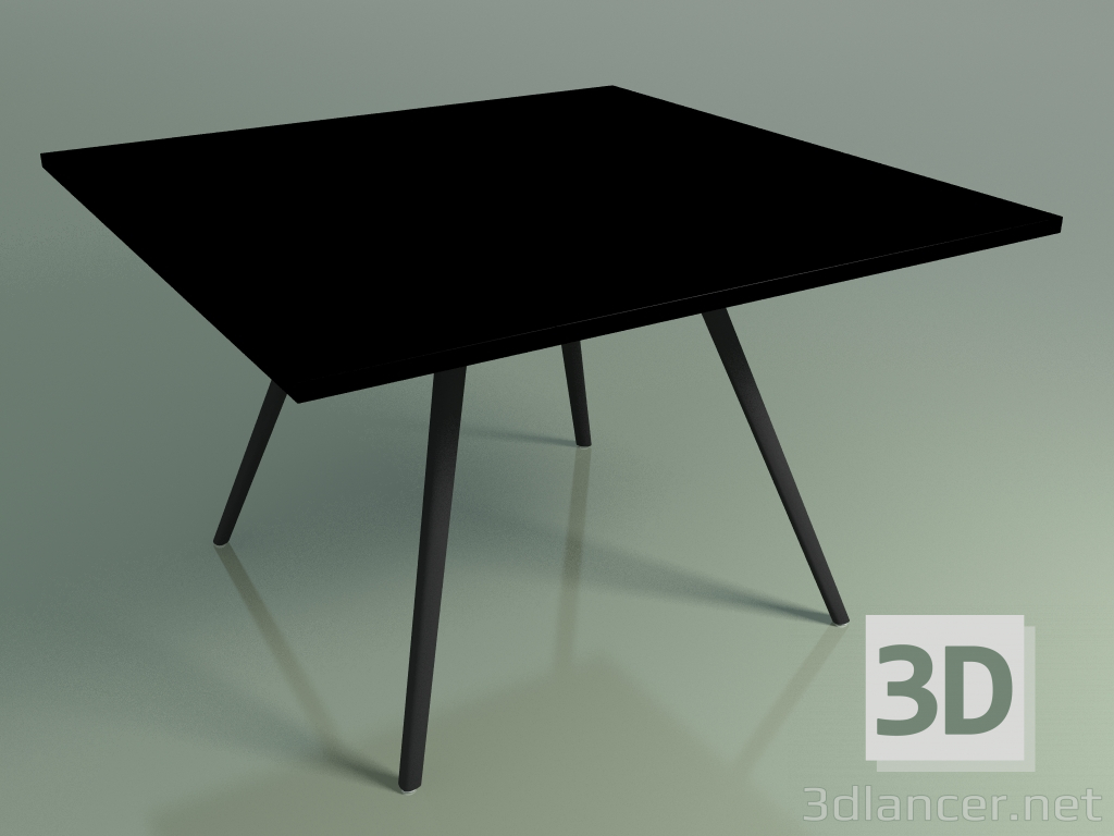 3D Modell Quadratischer Tisch 5413 (H 74 - 119 x 119 cm, Laminat Fenix F02, V44) - Vorschau
