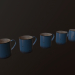 modello 3D di tazza smaltata comprare - rendering
