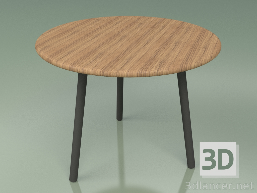 modèle 3D Table basse 013 (Métal Pierre, Teck) - preview