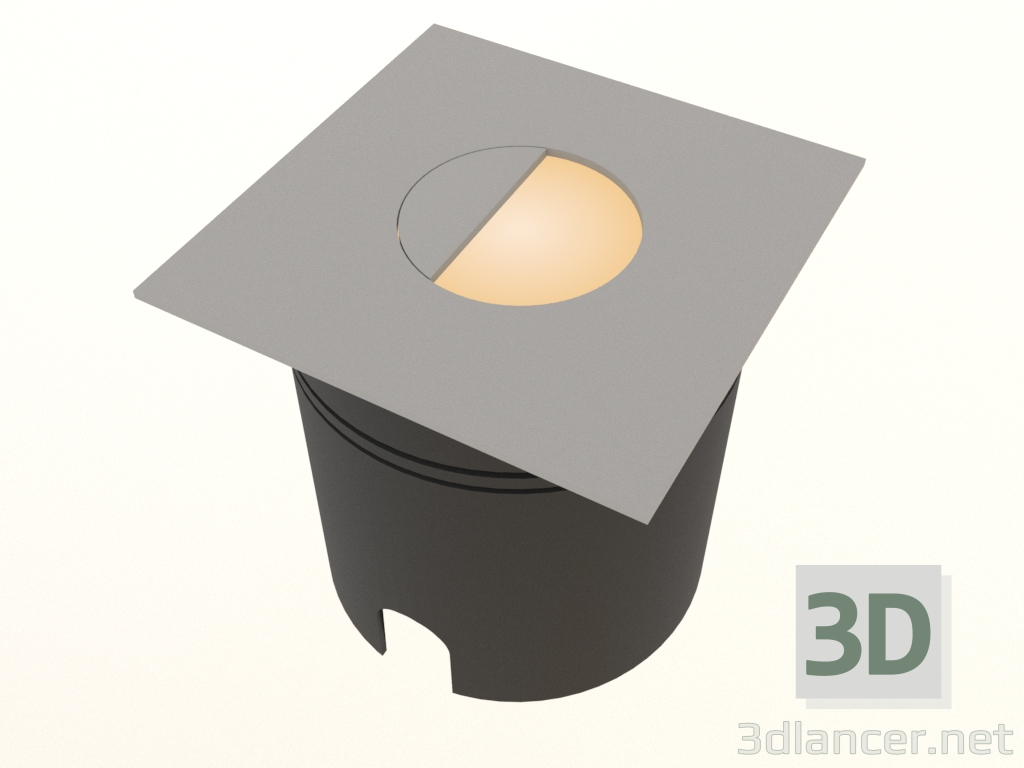 3D Modell Einbau-Straßenlampe (7032) - Vorschau