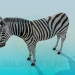 modello 3D Zebra - anteprima