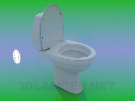 3 डी मॉडल WC - पूर्वावलोकन