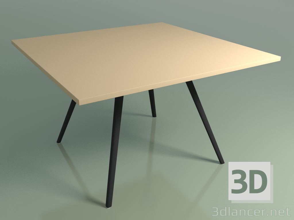 modello 3D Tavolo quadrato 5413 (H 74 - 119x119 cm, laminato Fenix F03, V44) - anteprima