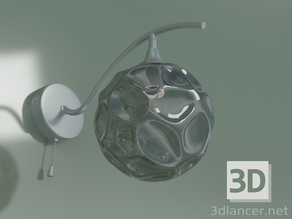 3d model Sconce Clio 70102-1 (silver) - preview