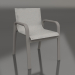 3d model Dining club chair (Quartz gray) - preview