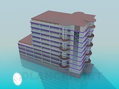 3d модель Будівля – превью