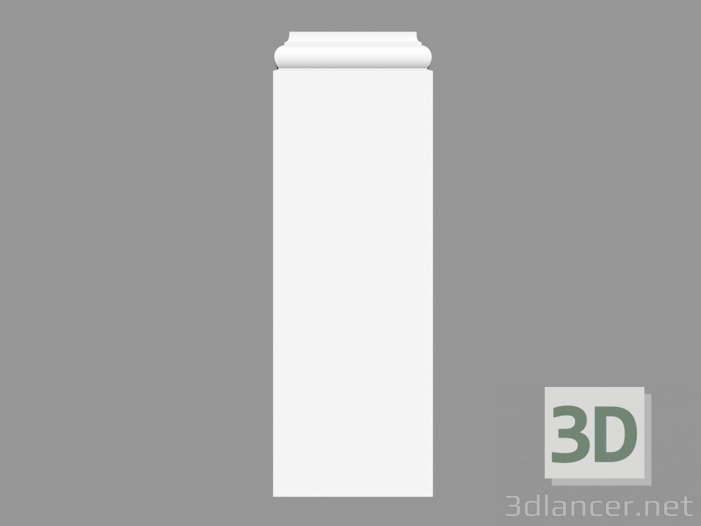 3d model Pilaster K202 (18,5 x 4,1 x 54,1 cm) - vista previa