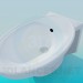 modèle 3D Baignoire ovale - preview