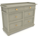 3d model Chest of drawers (2 sections) - preview