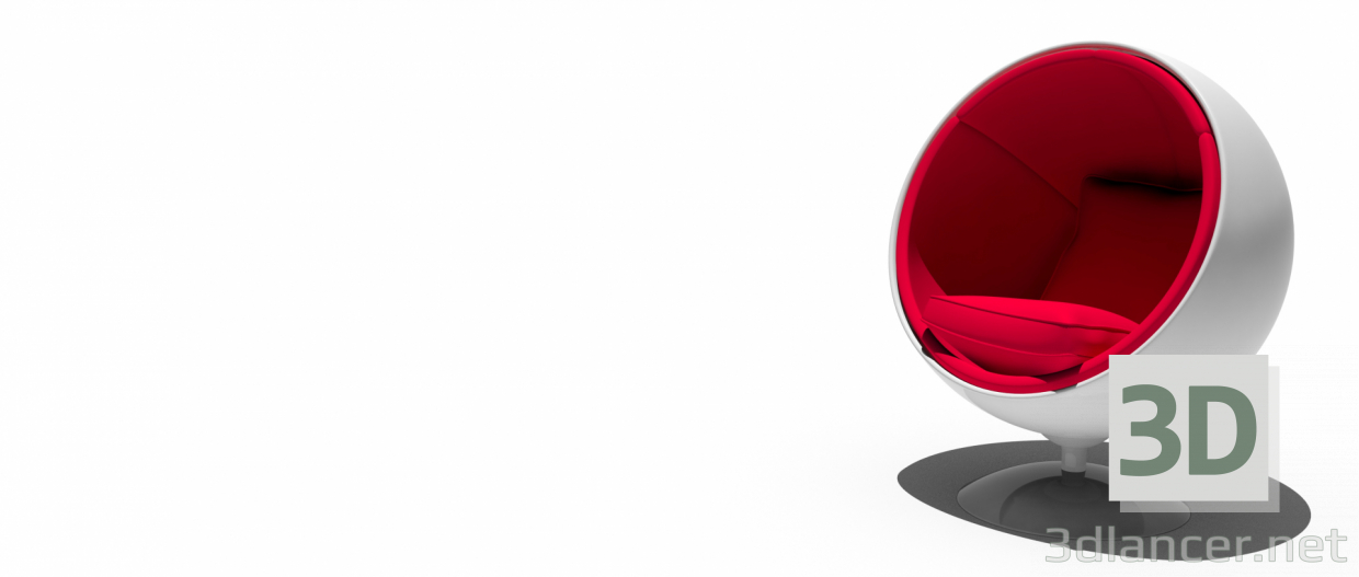 3d model Saarinen Ball Chair - preview