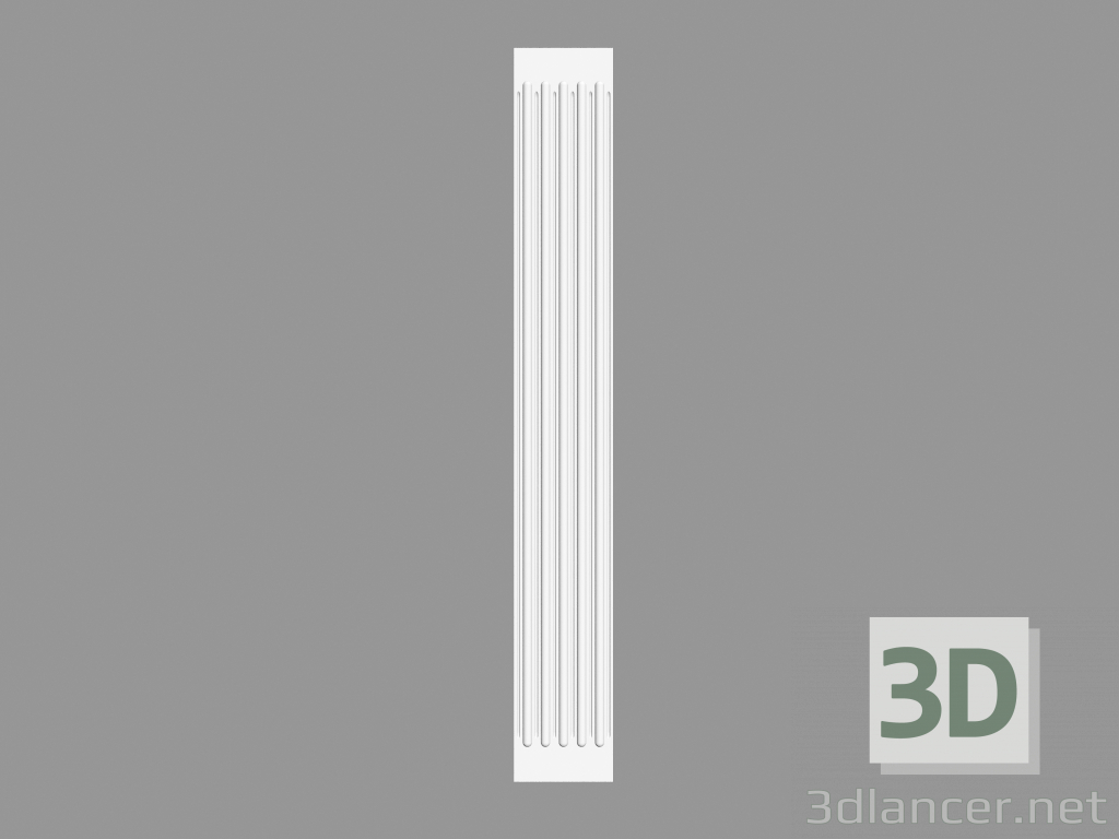 3d model Pilaster K250 (27 x 2.9 x 200 cm) - vista previa