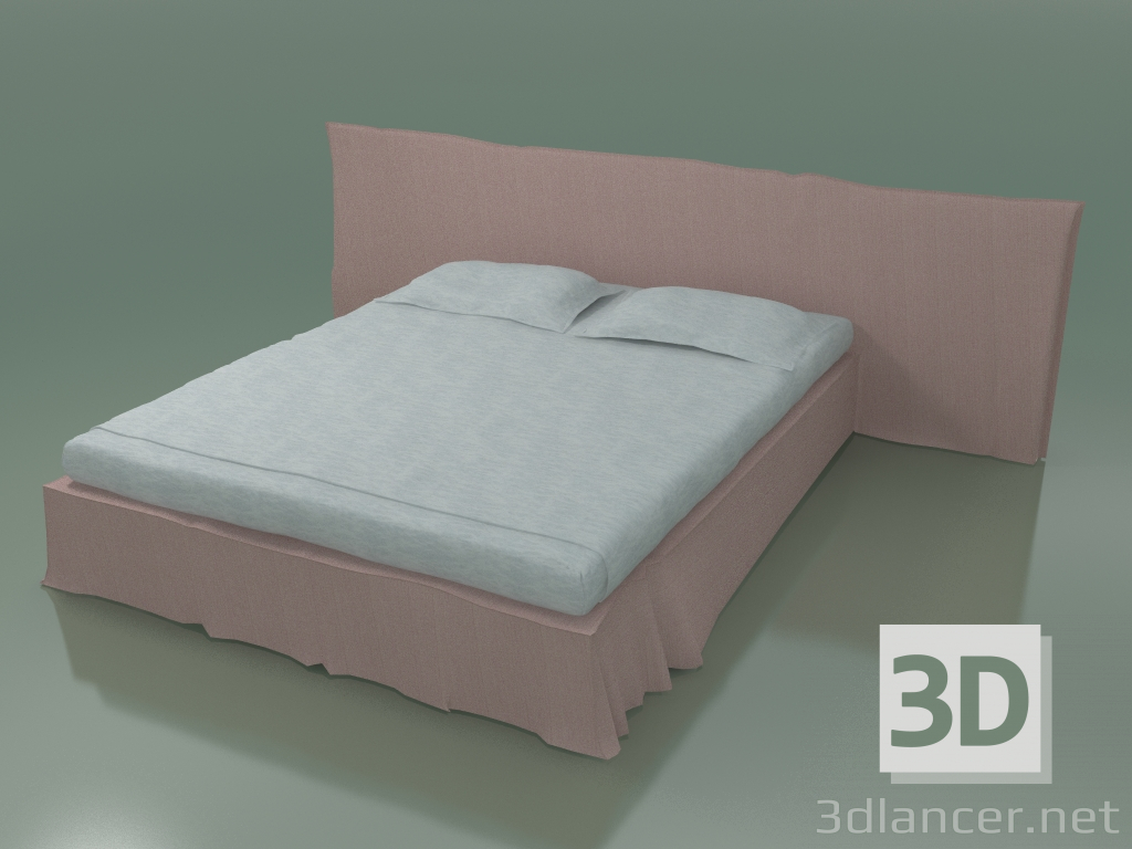 3D modeli Çift kişilik yatak (81E) - önizleme