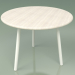 modèle 3D Table basse 013 (Metal Milk, Teck de couleur blanc résistant aux intempéries) - preview