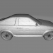 3d Toyota Corola GT-S - Игрушка для печати модель купить - ракурс