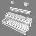Saunabank 01 3D-Modell kaufen - Rendern