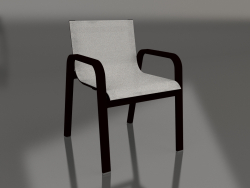 Yemek kulübü sandalyesi (Siyah)