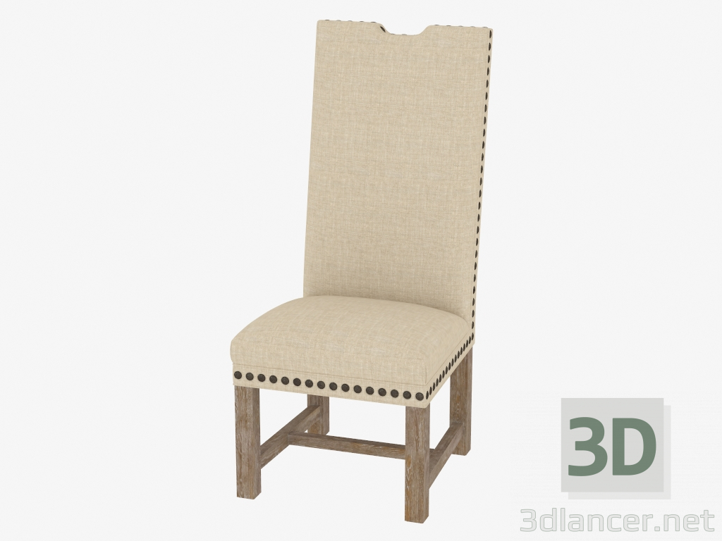 modèle 3D chaise à manger LOMPRET LINGE PRÉSIDENT (8826.1301) - preview
