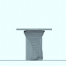 mesa (Losa) 3D modelo Compro - render