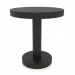 3 डी मॉडल कॉफी टेबल जेटी 023 (डी = 500x550, लकड़ी का काला) - पूर्वावलोकन