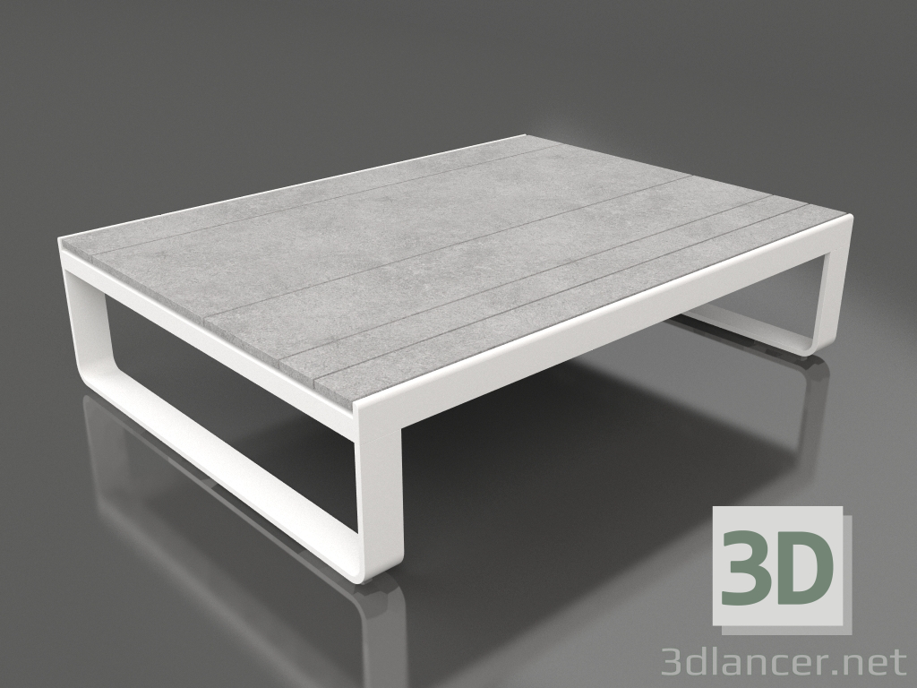 modèle 3D Table basse 120 (DEKTON Kreta, Blanc) - preview