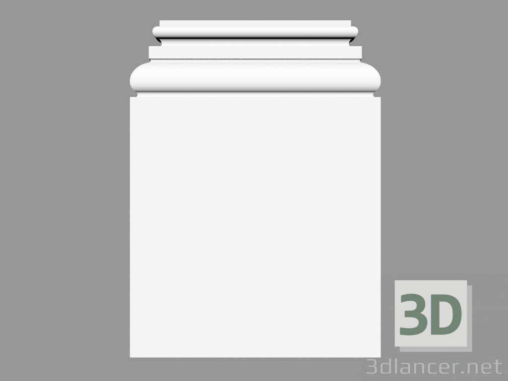 3D modeli Pilaster K254 (39 x 6,5 x 53,5 cm) - önizleme