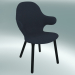 modello 3D Cattura sedia (JH1, 59x58 H 88cm, rovere tinto nero, Divina - 793) - anteprima