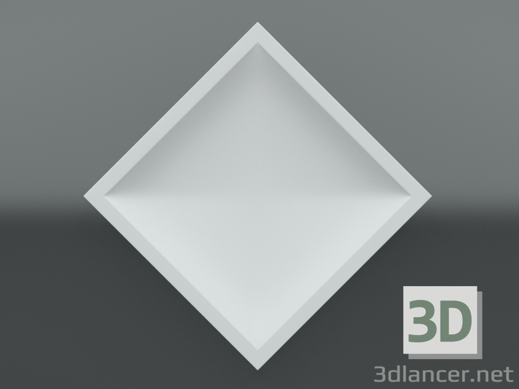 modèle 3D Panneau de plâtre 3d M-406 - preview