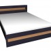 3d model Double bed 160x220 - preview