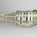 Edificio histórico público 3D modelo Compro - render