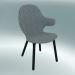 3d model Cierre de silla (JH1, 59x58 A 88 cm, roble teñido negro, Hallingdal - 130) - vista previa