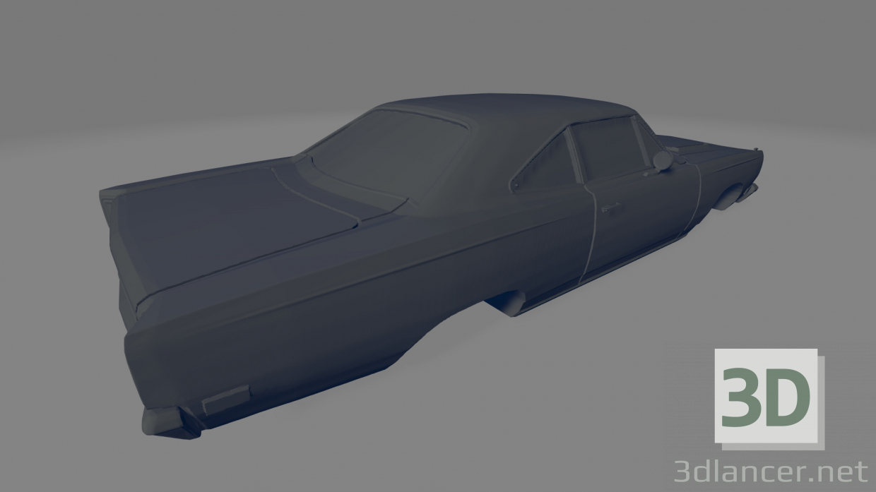 Plymouth Roadrunner 3D-Modell kaufen - Rendern