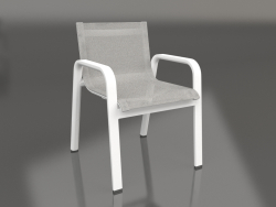 डाइनिंग क्लब कुर्सी (सफ़ेद)