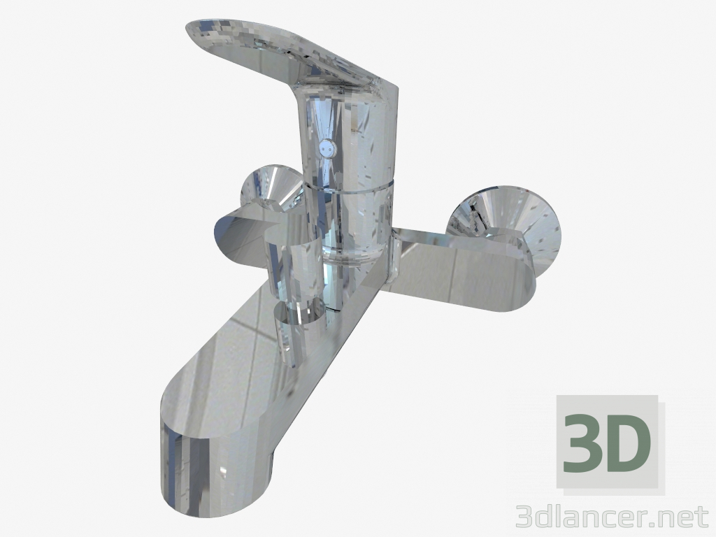 3d модель Змішувач для ванни, настінний Chaber (BGC 010M) – превью