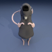 3 डी चूहा काटने वाला मॉडल खरीद - रेंडर
