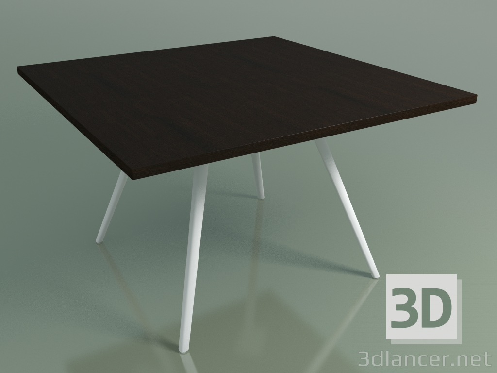 3d model Square table 5435 (H 74 - 120x120 cm, veneered L21 wenge, V12) - preview