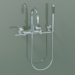 modello 3D Miscelatore vasca a parete con doccetta (25133 882-00) - anteprima