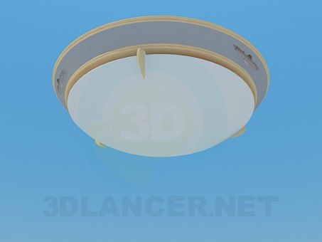 3d модель Припотолочный светильник – превью