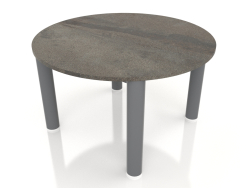 Mesa de centro D 60 (Antracita, DEKTON Radium)