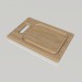 3d model cutting board - preview