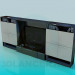 3d model Cabinet under the TV - preview