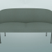 3d model Double sofa Oslo (Steelcut 160, Light Gray) - preview