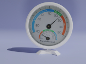 Modello idrometro con termometro
