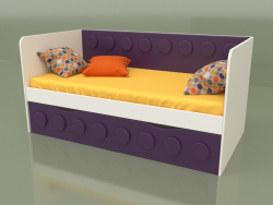 Sofá cama para crianças com 1 gaveta (Ametist)